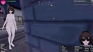 secret flasher manaka takes on mission in residential area with uncensored exhibitionism and big tits hentai sex