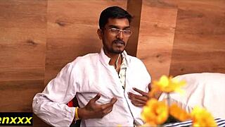 Desi doctor shares romantic moments with beautiful patient in hospital office encounter