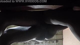 milk floods my pussy from rough ebony fuck full vid