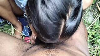 my sexy indian college girlfriend takes rough jungle pounding orgasm explosion