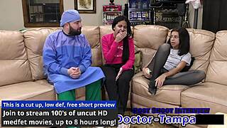 Dr Tampa handles alix avery's problematic patient roleplay with closeup moaning tits