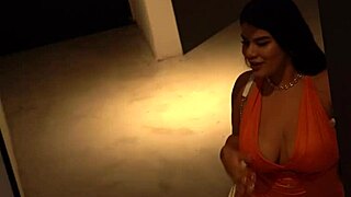 peruvian babe sneaks in sister's room for quiet boyfriend sex