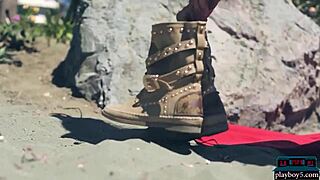 czech milf bombshell sapphira a undresses sensually ripping clothes for playboy centerfold