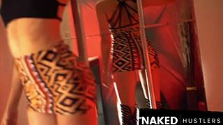 Eden Sin Brunette Curvy Tight Body Deepthroats Big Black Cock Interracial Car Slut