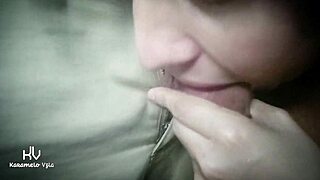 petite teen sucks licks daddy balls closeup taboo