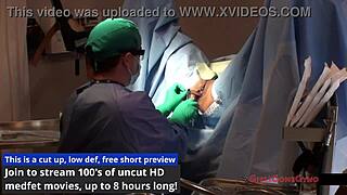 Daisy Ducati's tight pussy probed in university gyno exam