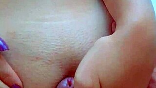 desi college coed rubs wet pussy to orgasm in closeup creampie fuck