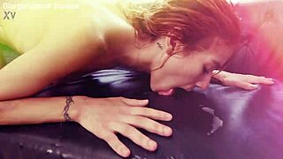 wet teen chloe gags on bbc dap in shower rough anal creampie swallow!