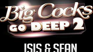 Sexy Big Tits Mom Isis Spreads Shaved Pussy Wide For Monster Cock Anal And Gaping