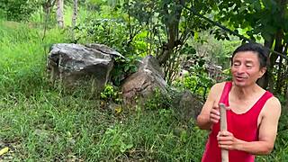 you won't believe this busty stepmom banging the old estate gardener homemade!