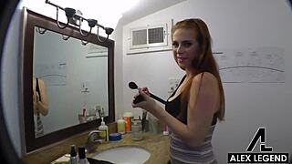 Redhead Stepsis Penny Pax Gives Footjob Deepthroat To Alex Legend