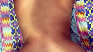 Big Ass Ebony Brazilian Fucked Doggy Style in Kitchen