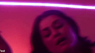 these sexy feet got you hard for femdom toe sucking and pussy riding?