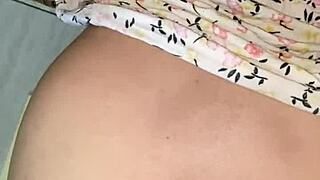 Kakak ipar forces pregnant teen to finger ass and pussy in living room