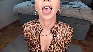 whoa, check out this new fetish outfit on her!