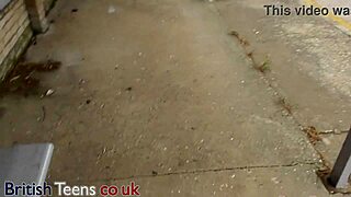 Naughty British Teen Flashes Huge Natural Tits Then Handjobs Stranger Public Train Orgasm