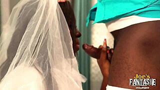 黑人新娘婚礼群P翘臀后入