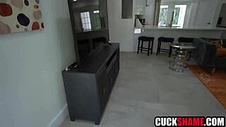 Cuck Watches Wife Gagged Fucked In Mouth Pussy