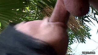 Damn, Havana Ginger's Big Tits Bounce in Backyard Pound!
