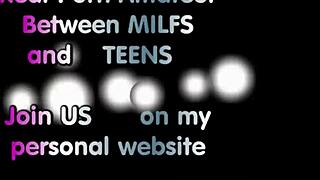 Curious milfs venture deep into forest for secret outdoor lesbian play?