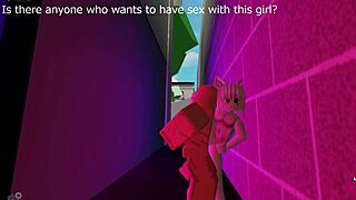 Shy Roblox Girl Spreads Crotch Begging for Store Sex