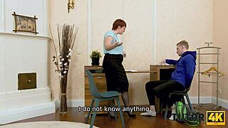 i couldn't resist... pretty milf tutor fucks her horny student hard