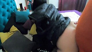 imagine my impotent husband licking cum off my downjacket after your face fuck and doggystyle load