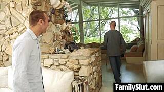 Stepbros Slam Pussy and Mouth in Double Dick Assault - FamilySlut