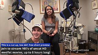 Patient screams in humiliation as tattooed latina nurse sheila daniels showers him in latex hospital fetish