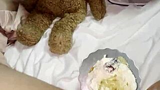 Kinky 18-Year-Old Virgin Step Sister Masturbates Dripping Wet with Creamy Cake in 4K