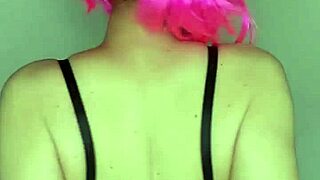 Who can resist my big tits and kitty mask pleasure play?