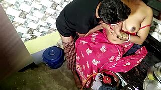 bahan begs bhai to suck and fuck her tight pussy in kitchen roleplay