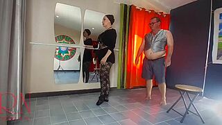 bad ballerina regina noir spanked hard then mouth and pussy fucked by teacher