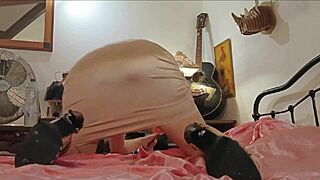 2423tec Fuck Party Drenching Satin Lingerie