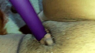 my dripping pussy shakes from vibrator clit orgasm