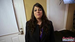 Stunning Brunette Evera Kai Willow Kneels To Rim And Suck Monster Cock With Big Tits Bouncing