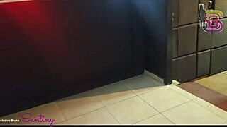 Porn Star Sucks Massive Black Cock at Gloryhole Cuckold Surprise