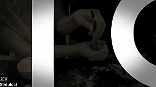 milf mommy punishes bound cocks with urethra insertions cooking dinner