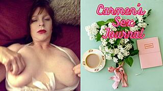 Granny Carmen Deepthroats Fat Cock Close-Up Slut Sucking