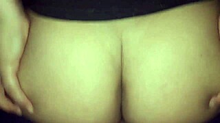 colombian bride rides dildo with huge ass