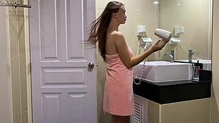 Stepbrother Records Rough Bathroom Sex With Stepsister