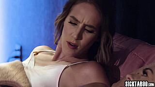 cadence lux and mackenzie mace turn sleepover into pussy licking 🔥