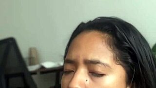 deep sloppy blowjob from cute latina wife nysdel amateur couple