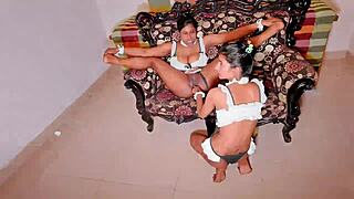 uttaran20 fucks stepsister hard right next to her horny bestie