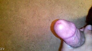 Horny black ebony pussy masturbation cum thinking of big cock deep inside