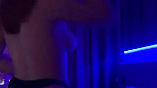 RitaFox Fingers Horny Pussy After Ripping Clothes in Striptease