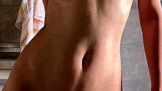 Cute Petite 18+ Girl Fingers Shaved Pussy Orgasm