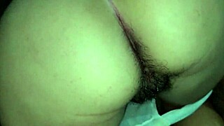 Pov small cock stepson creampie in hairy latina stepmom tight wet pussy