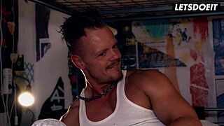 Petite Russian 18yo Vlogger Fucked Hard in Hostel Doggystyle Spooning